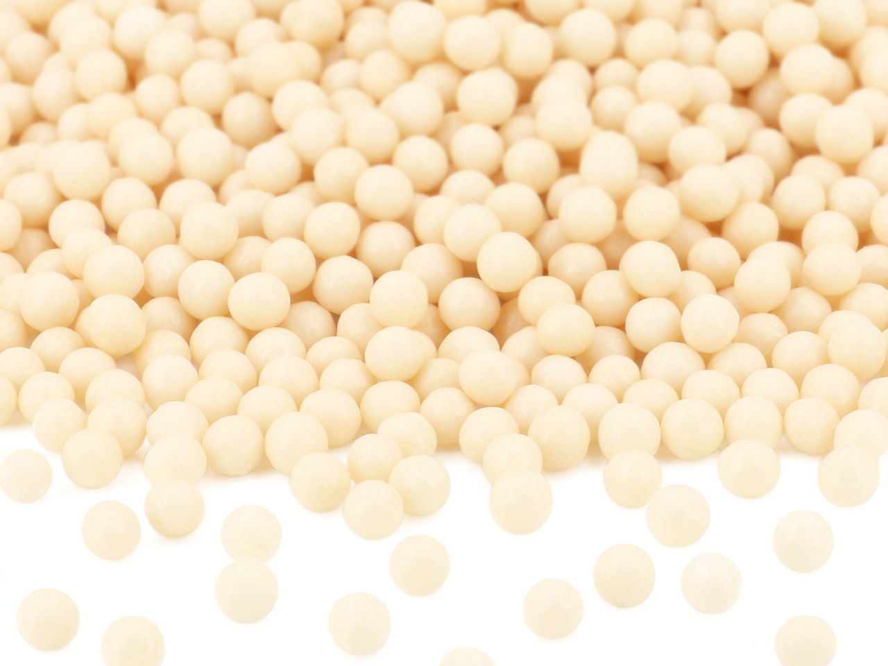 weiche zuckerperlen perlmutt 100g