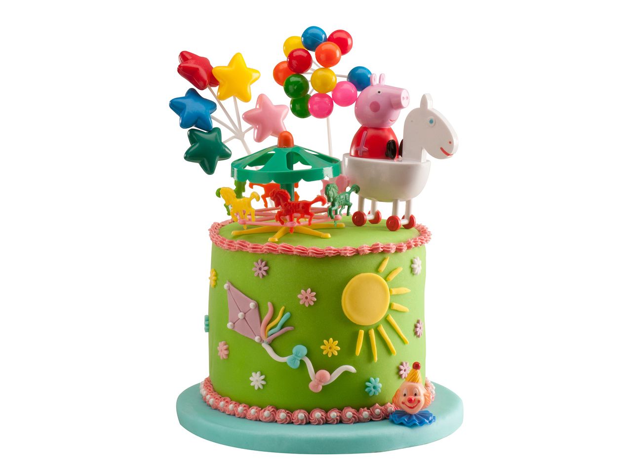dekorations kit peppa pig pferd