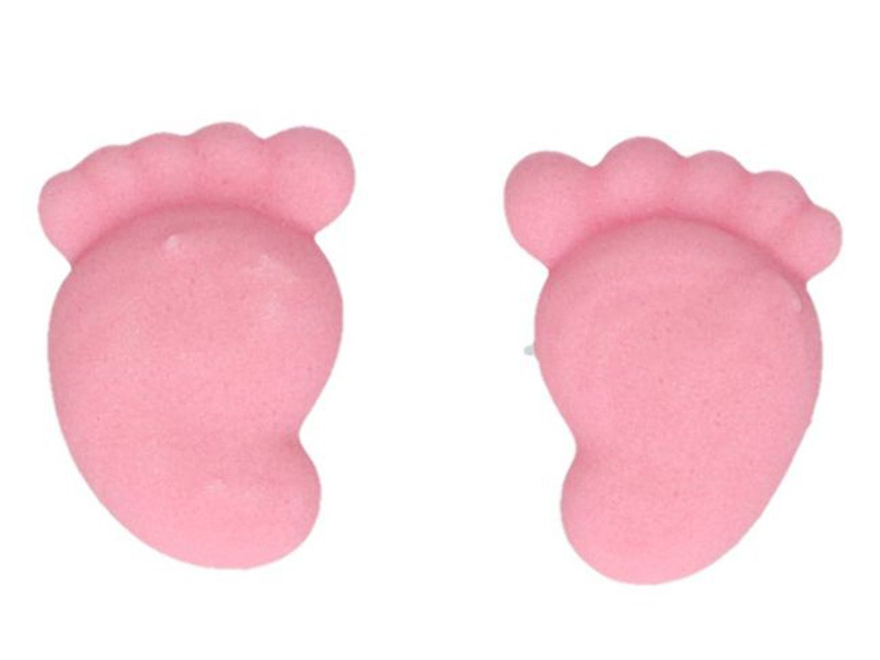 funcakes zuckerdekorationen baby fuesse maedchen 16er set