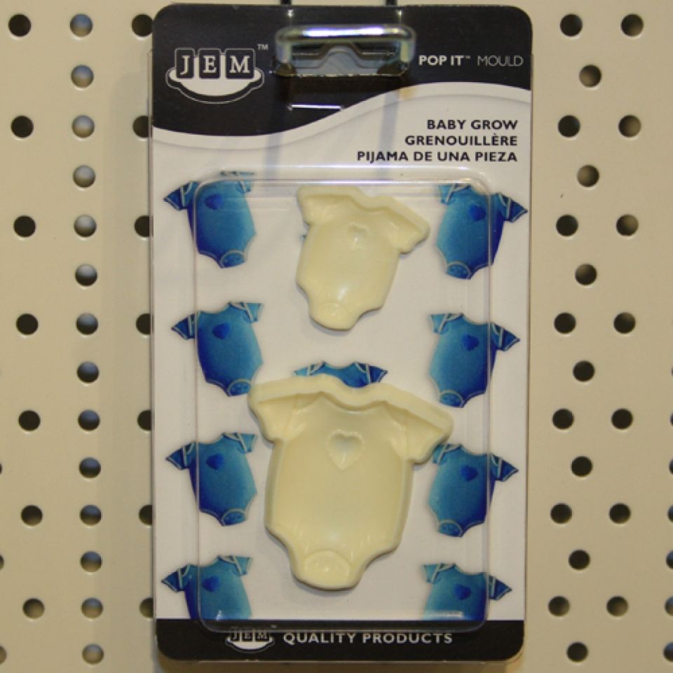 fondant baby bodysuit cutters set of 2
