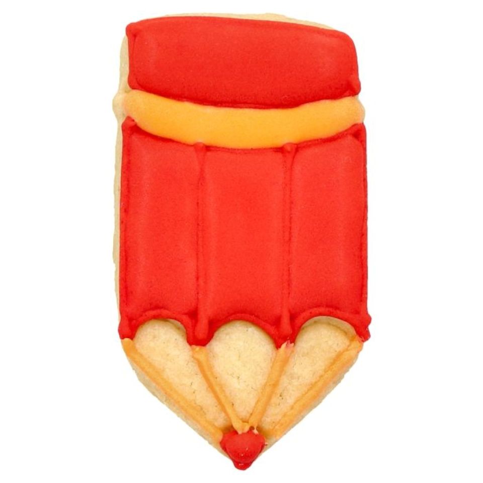 coloured pencil cookie cutter 6 5cm