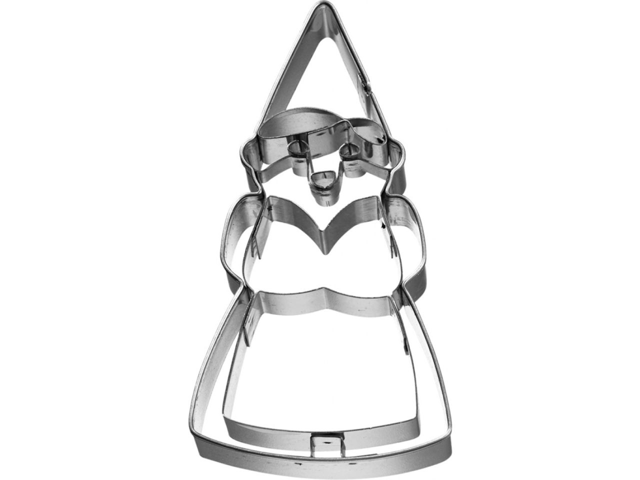 klabauter woman cookie cutter stainless steel 8 5cm