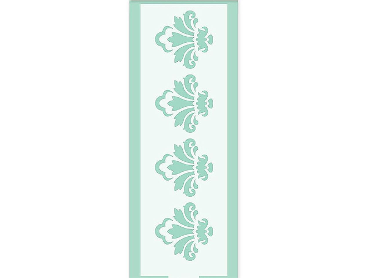 damask cake stencil 22 x 6 cm