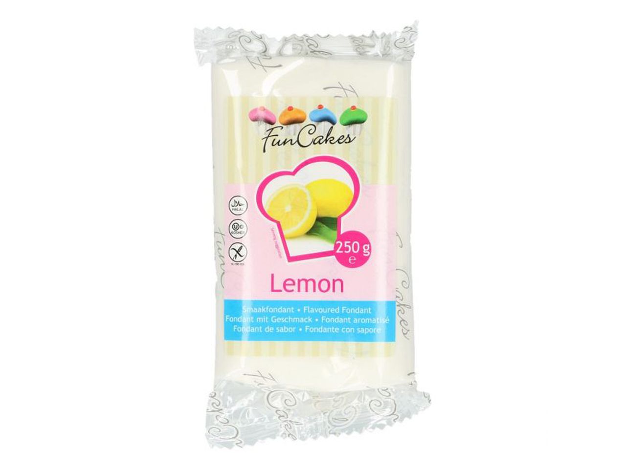 funcakes fondant flavour zitrone 250g
