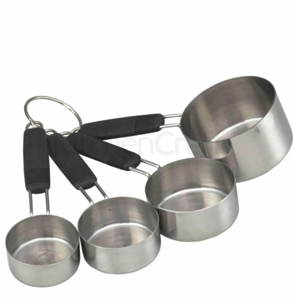 messbecher set soft grip edelstahl