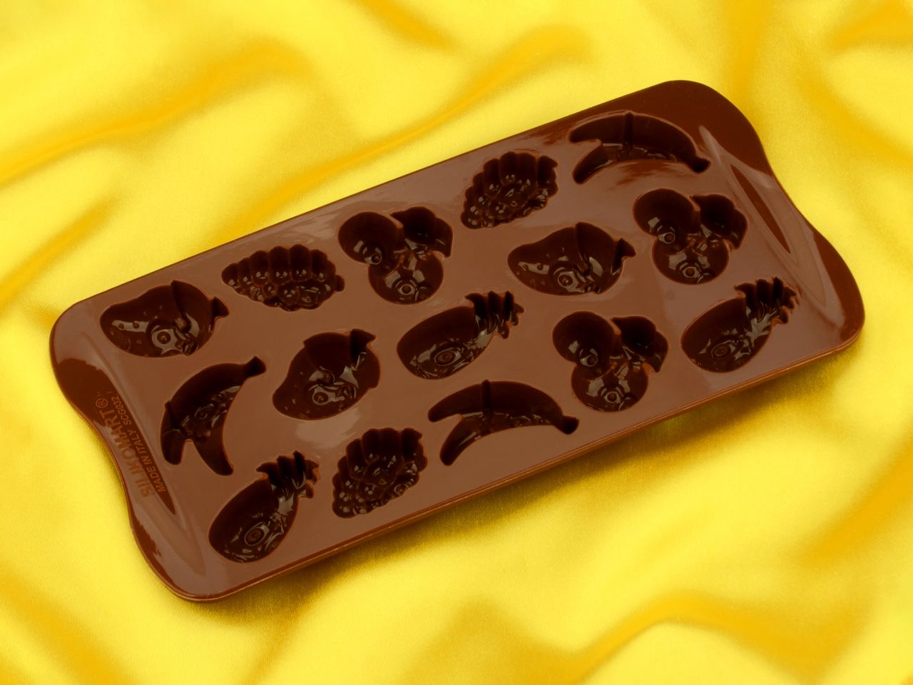 silikon pralinenform choco fruits