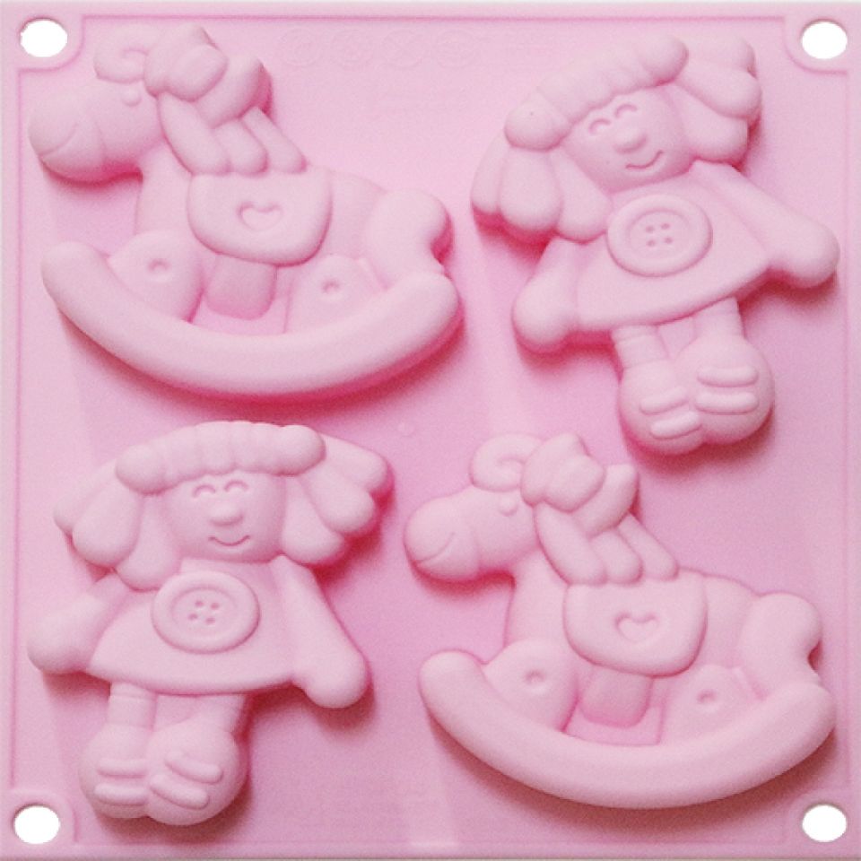 silikomart silikonform happy dolly 4 muffins