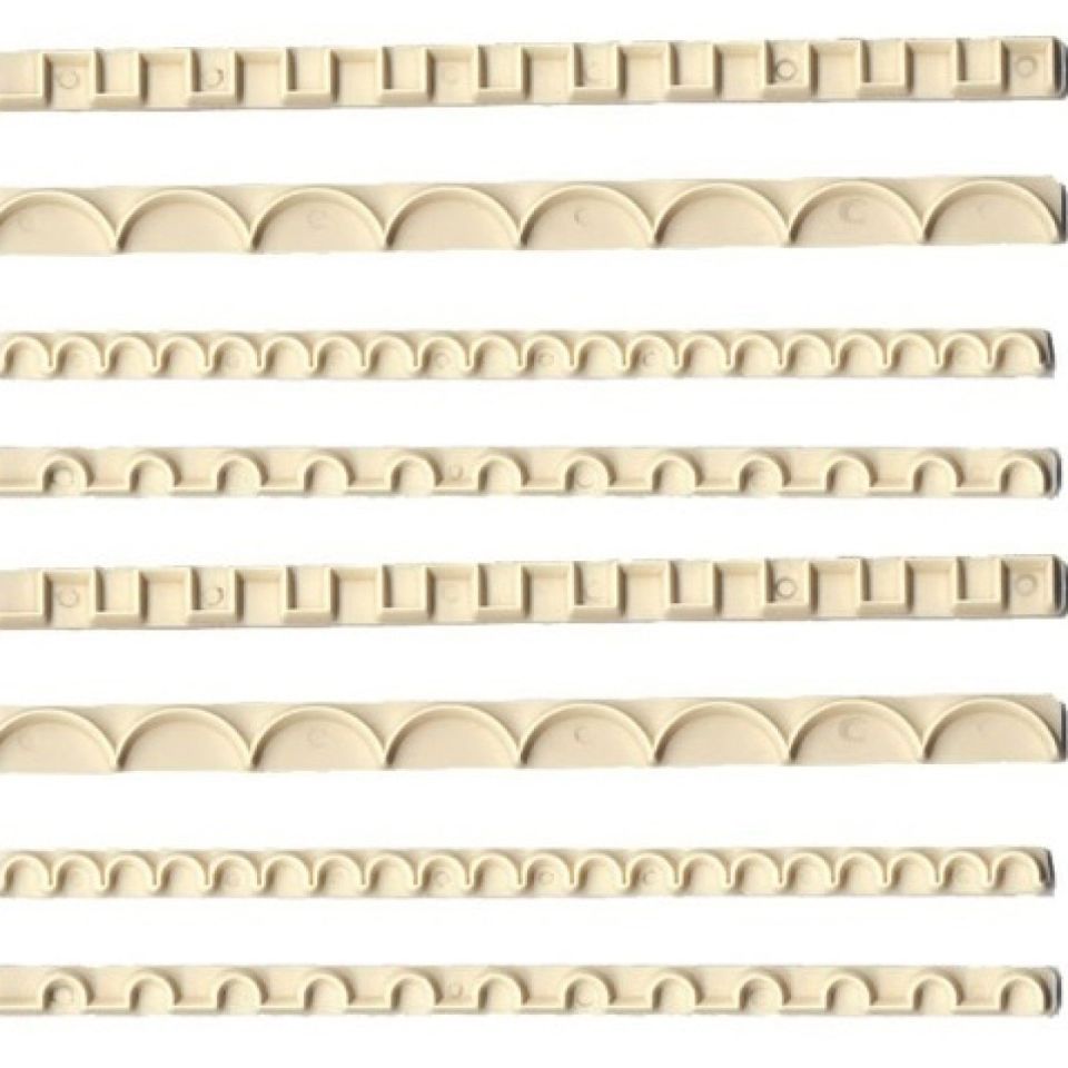 fmm sugarcraft fondant ausstecher set nr 3 dekorrand set 4er