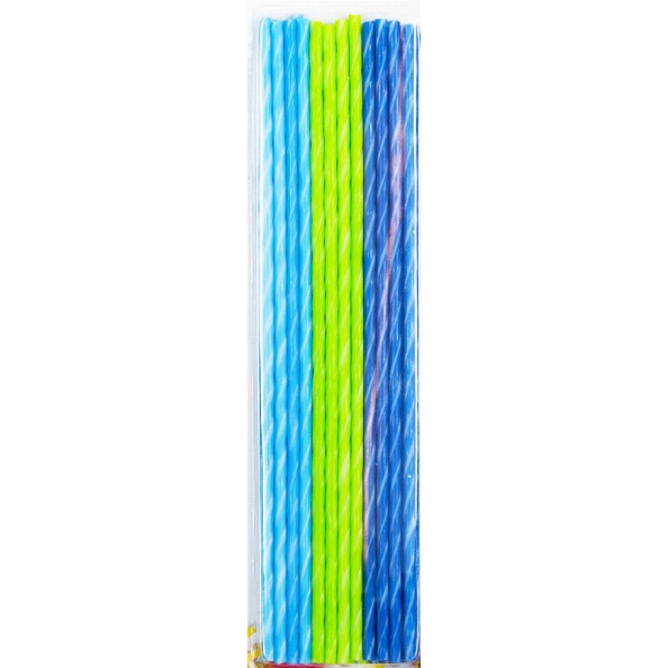 geburtstagskerzen blau gruen extra lang