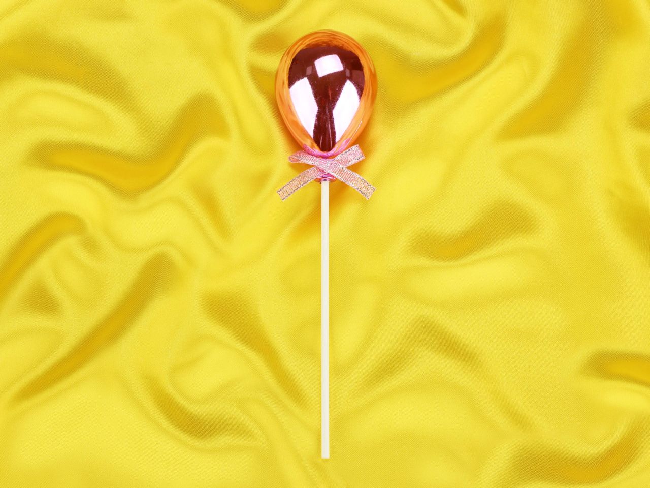 cake topper ballon pink 3d
