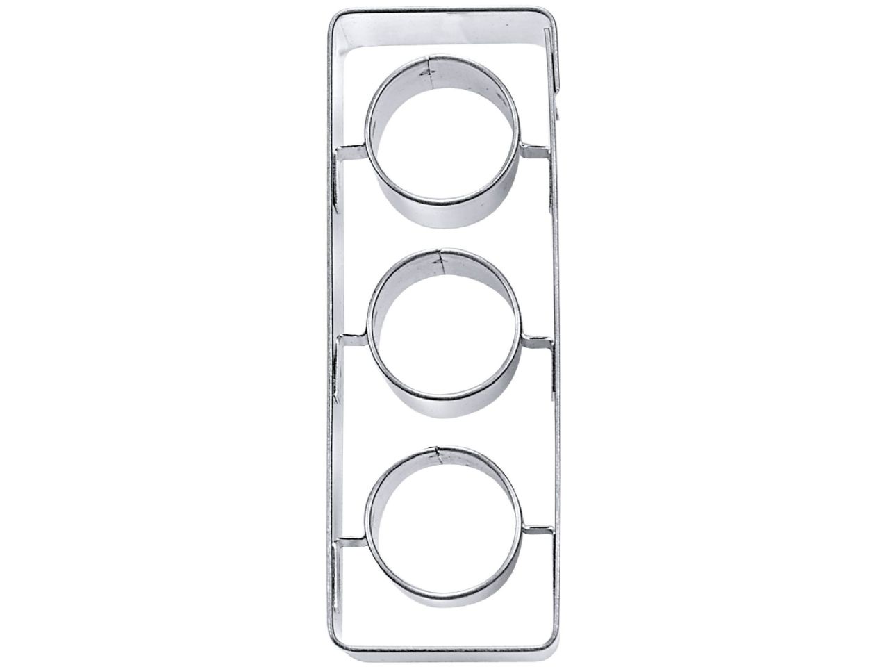ausstechform ampel 6 5 cm edelstahl