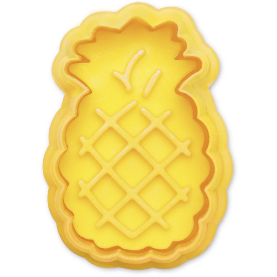 pineapple cookie cutter with ejector