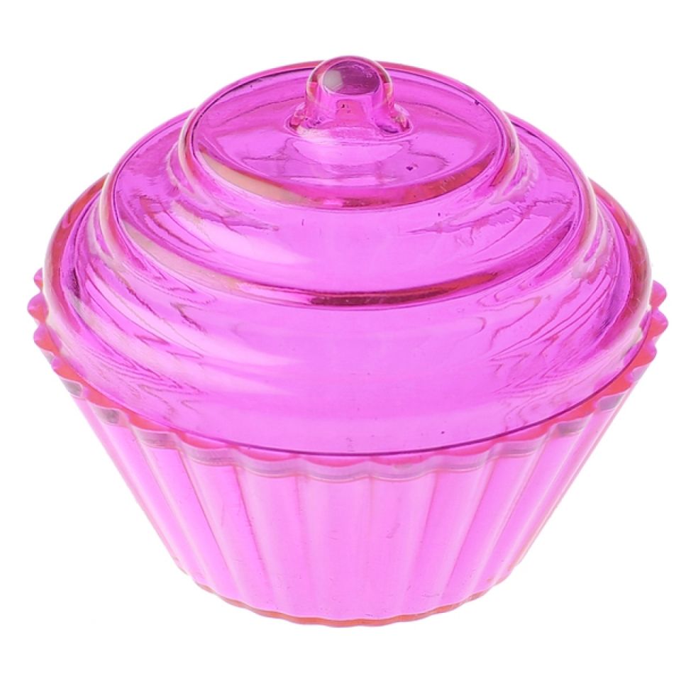 mini cupcake halter 4 stk rosa