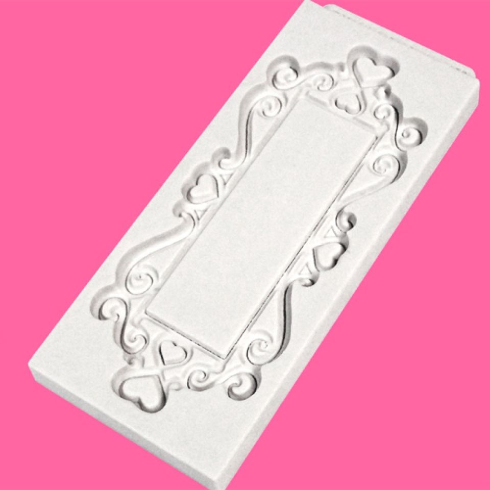 fondant mould plaque rectangle
