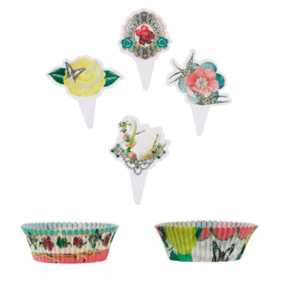 mini muffinfoermchen toppers pastries pearls