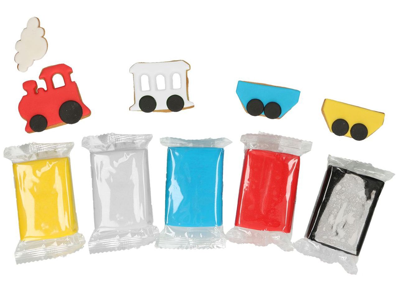 funcakes rollfondant multipack primaerfarben 5x100g