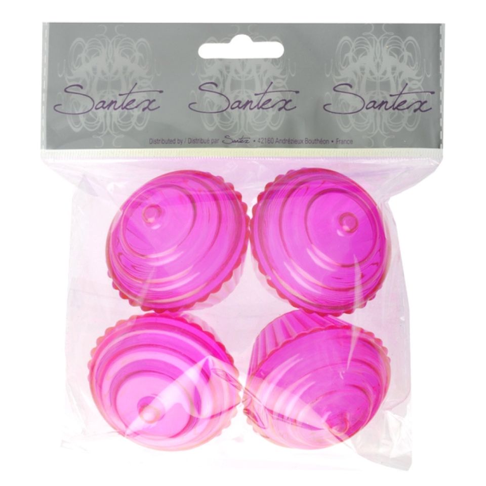 mini cupcake holders 4 pieces pink