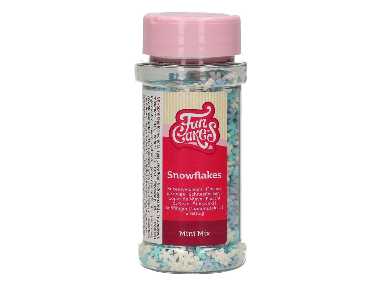 funcakes mini snowflakes mix 50g