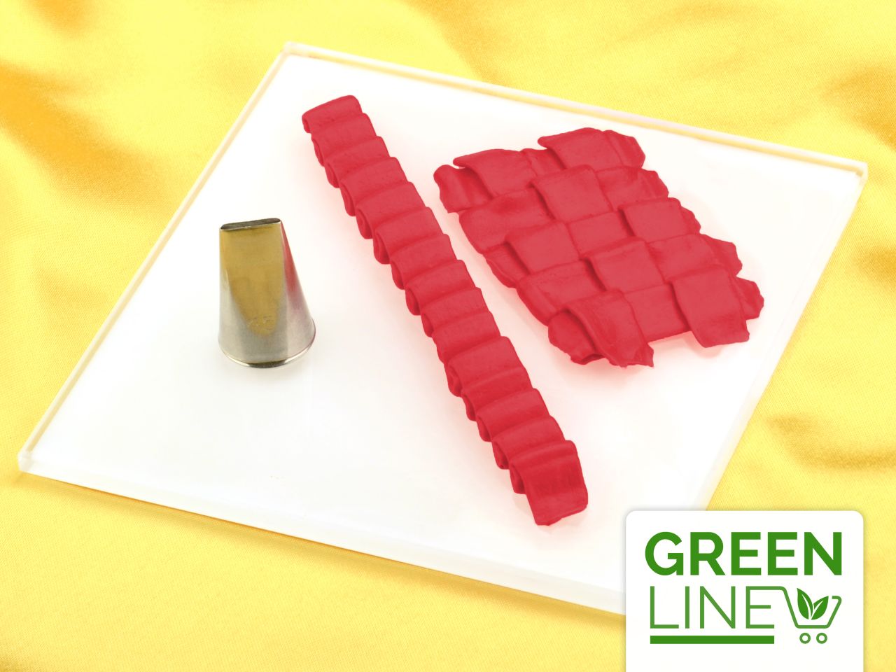 garniertuelle bluetenblatt gerade greenline