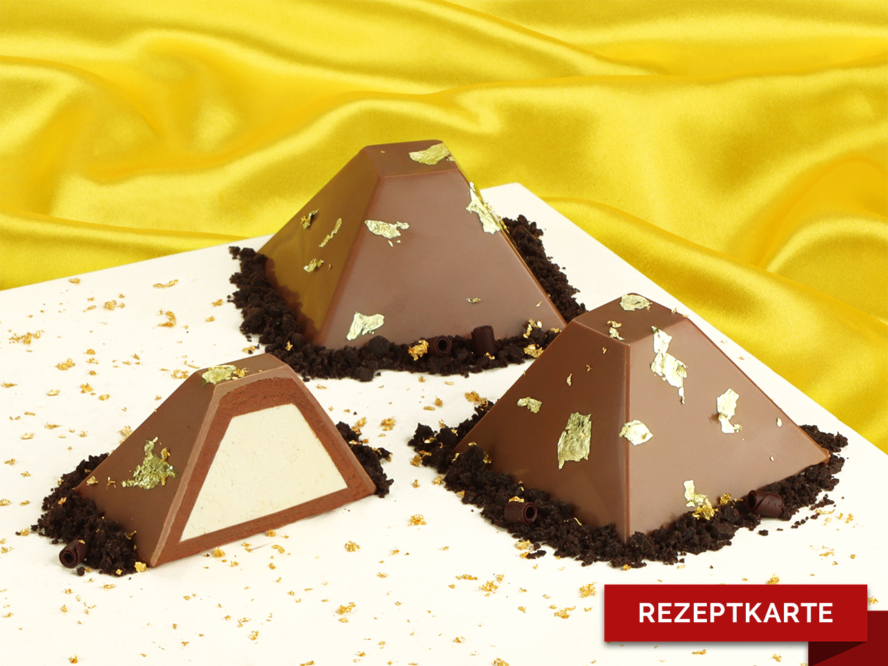 schoko champagner pyramiden rezeptkarte