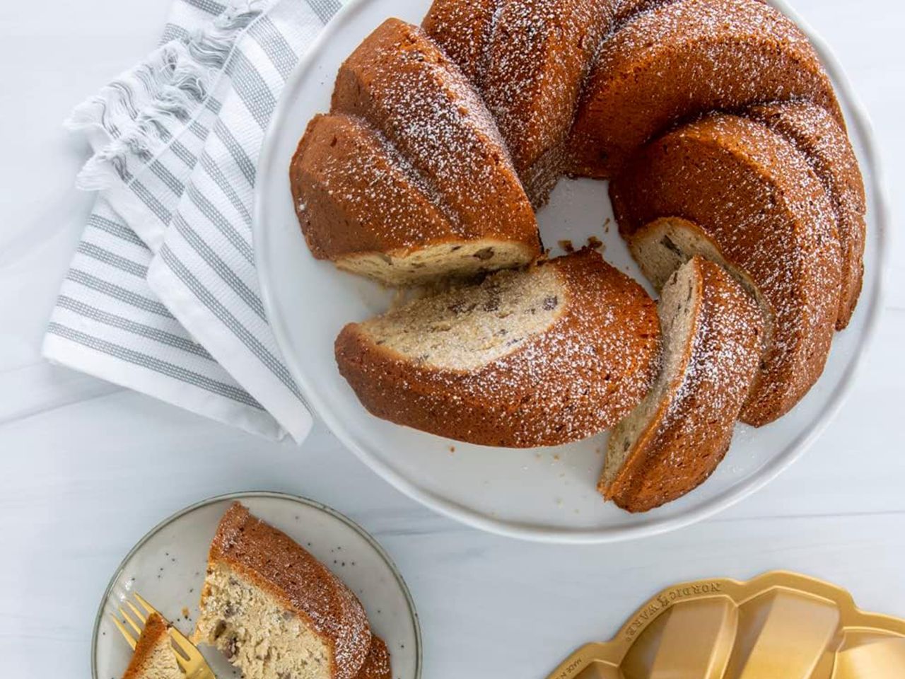 nordic ware 75th anniversary braided bundt pan