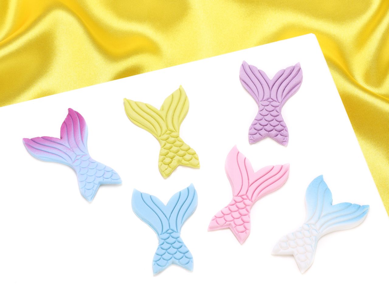 sugar decorations mermaid 6 pieces