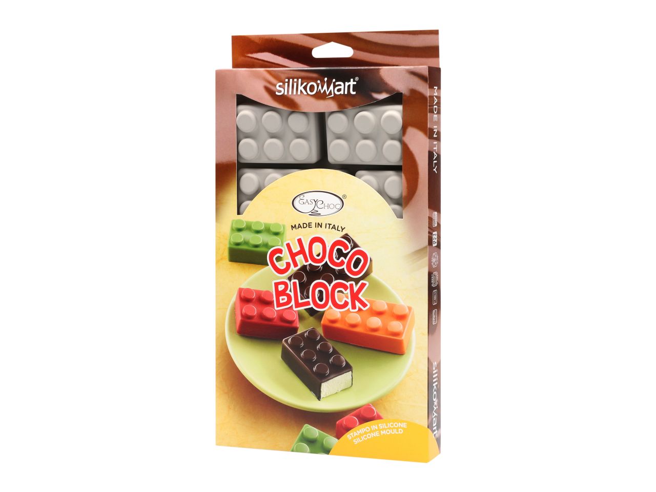 silicone mould choco block