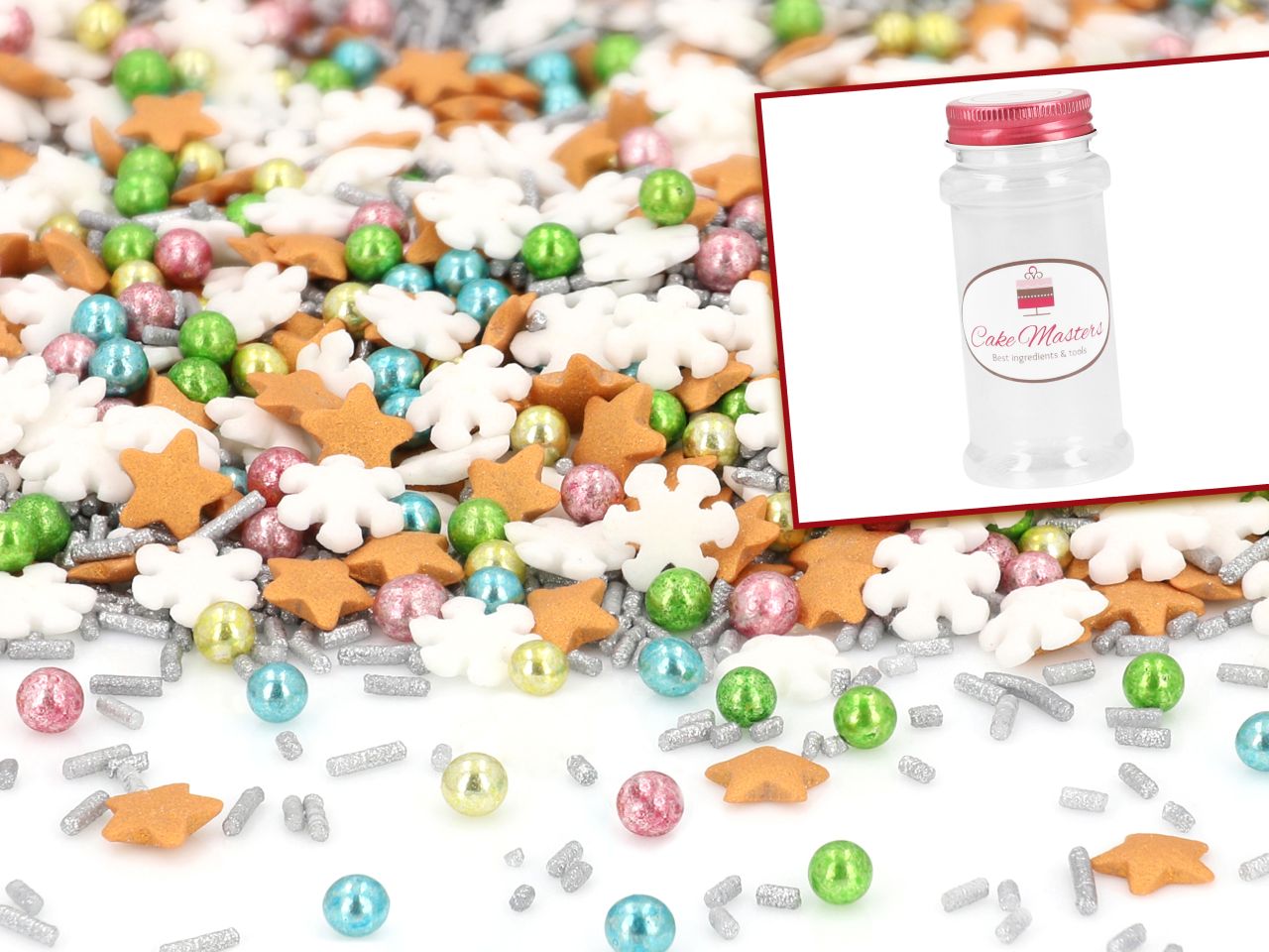sprinkle decoration x mas 100g incl storage can