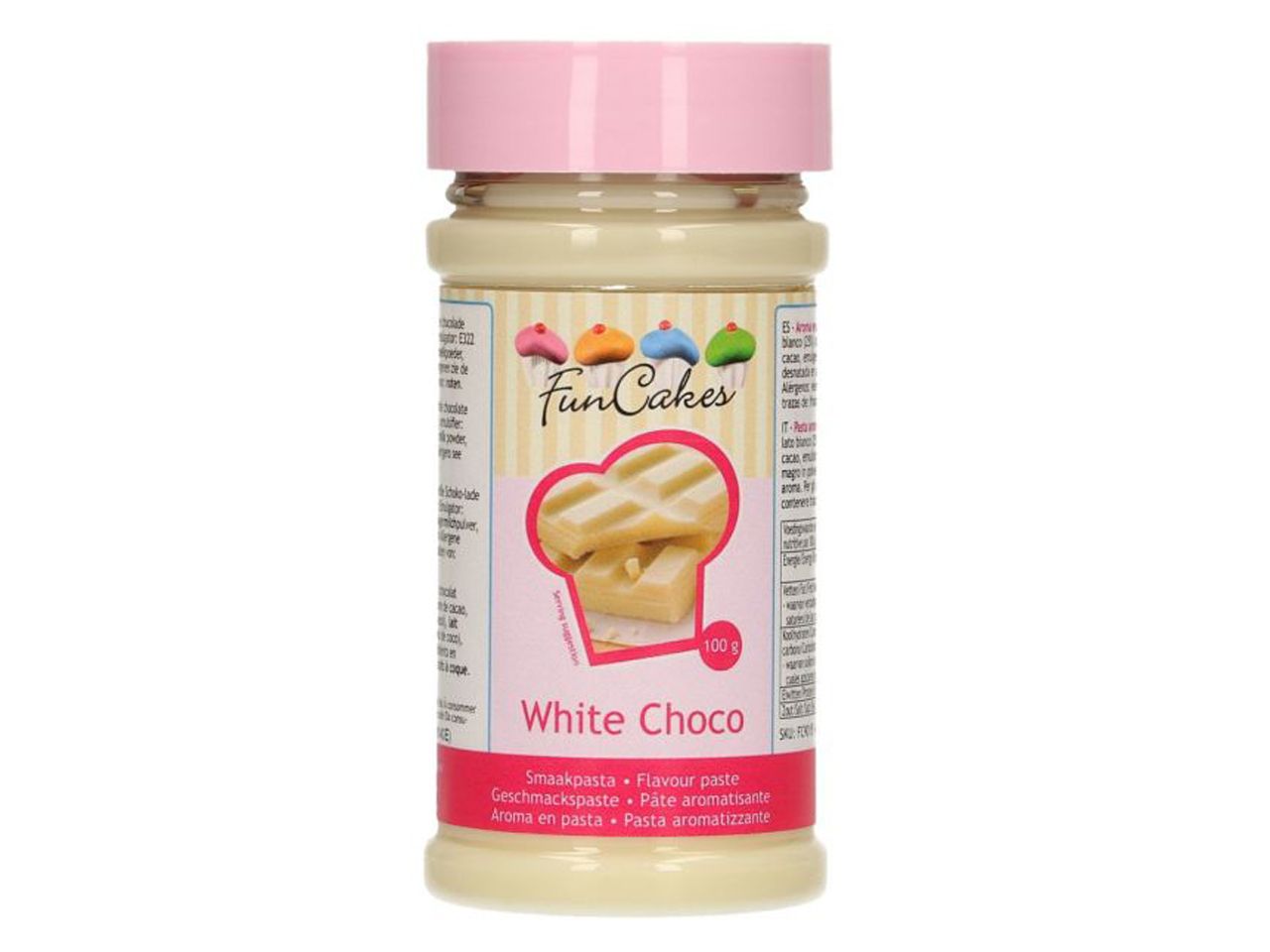 funcakes aromapaste weisse schoko 100g