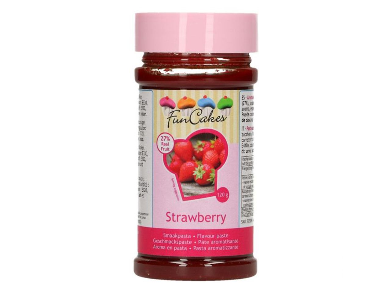 funcakes aromapaste erdbeere 120g