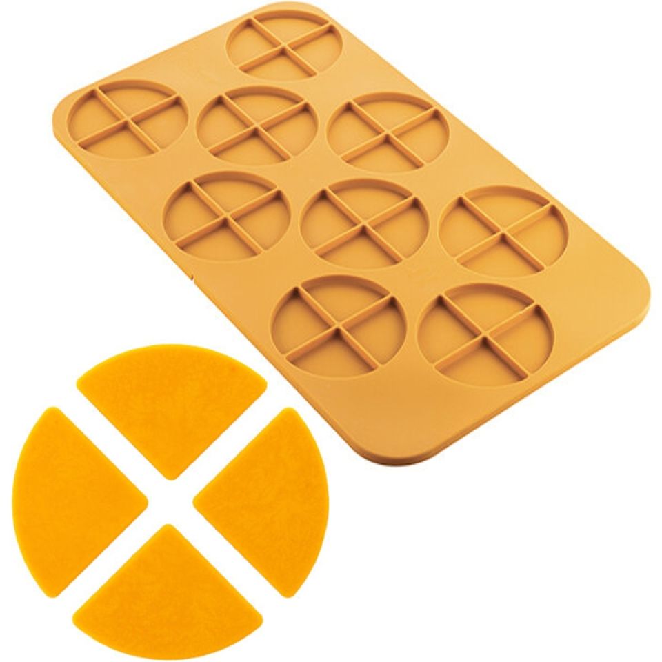 silikomart silikonform viertel kreis