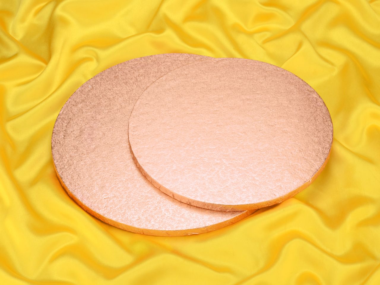 cakeboard rund 25cm rosegold