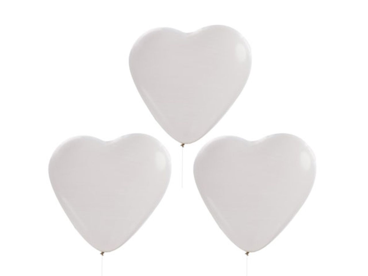 riesenluftballons herzen 3 stueck 90 cm