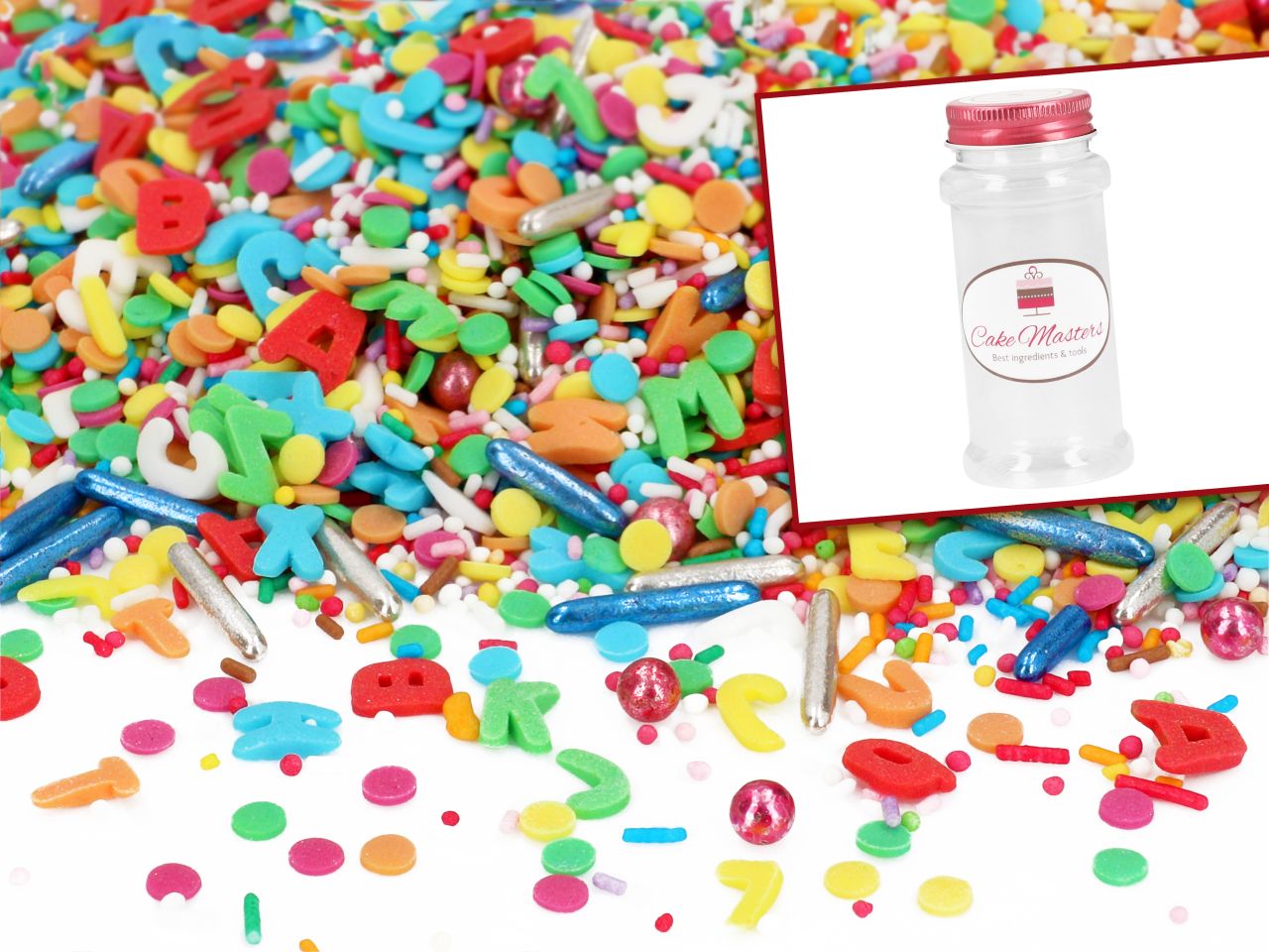 sprinkles abc party 80g mit vorratsdose