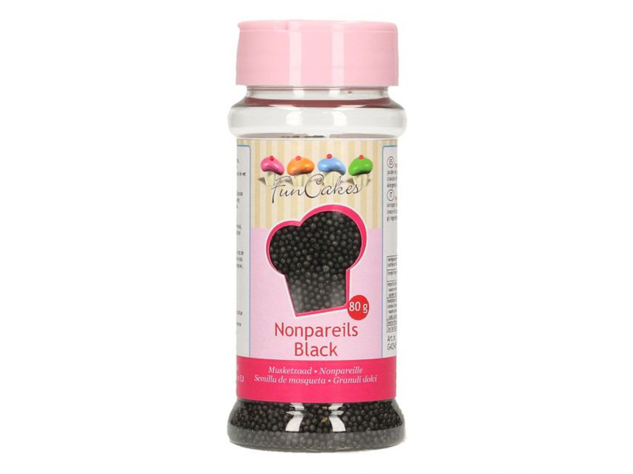 funcakes nonpareils black 80g