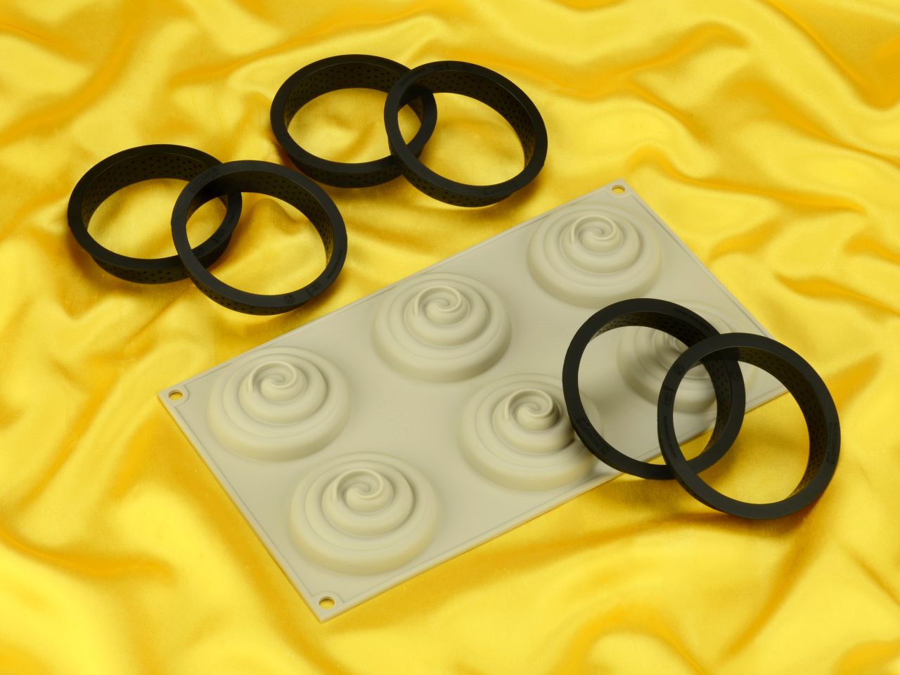 silicone mould mini tarte twist set