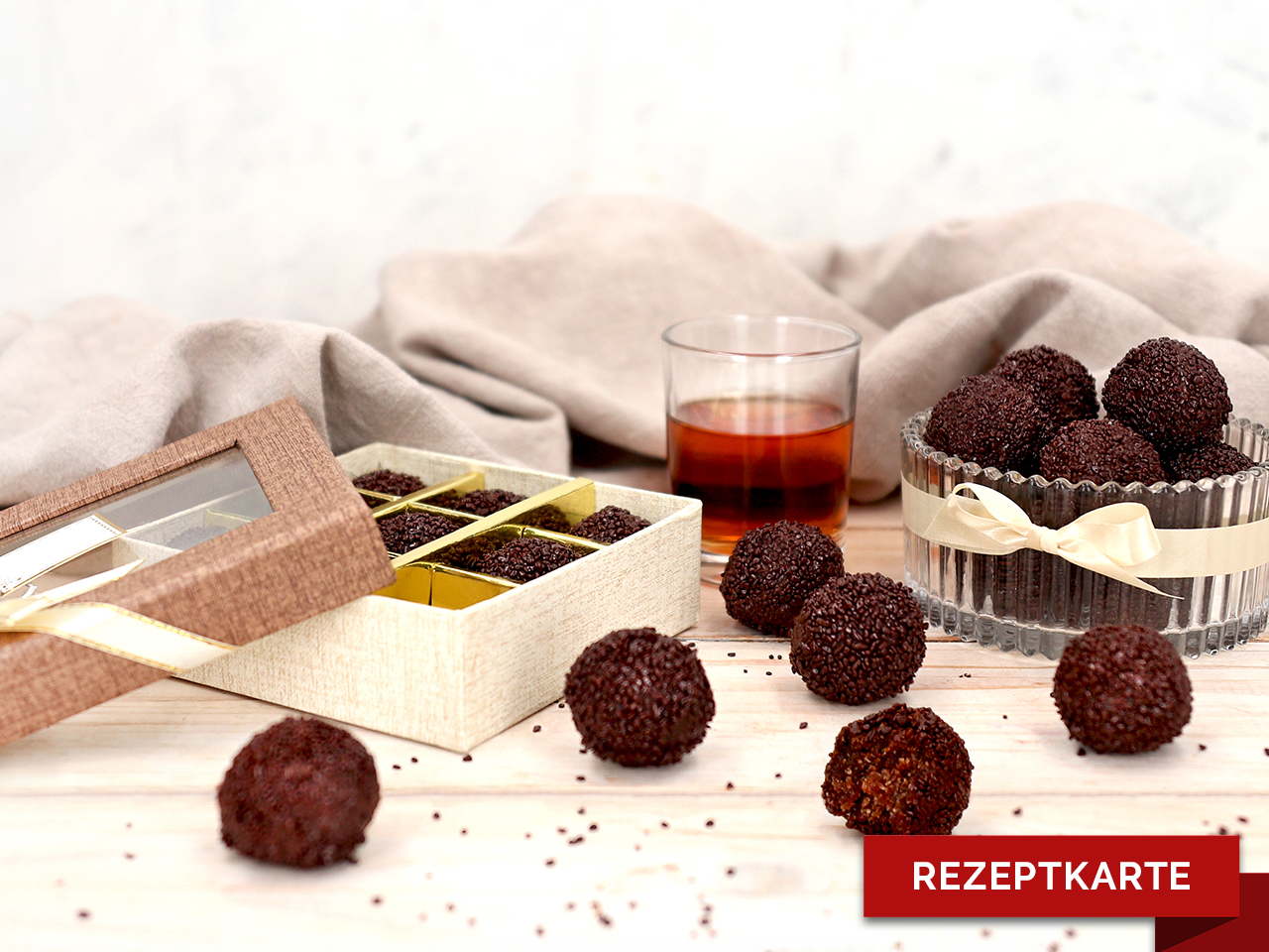 rumkugeln rezeptkarte