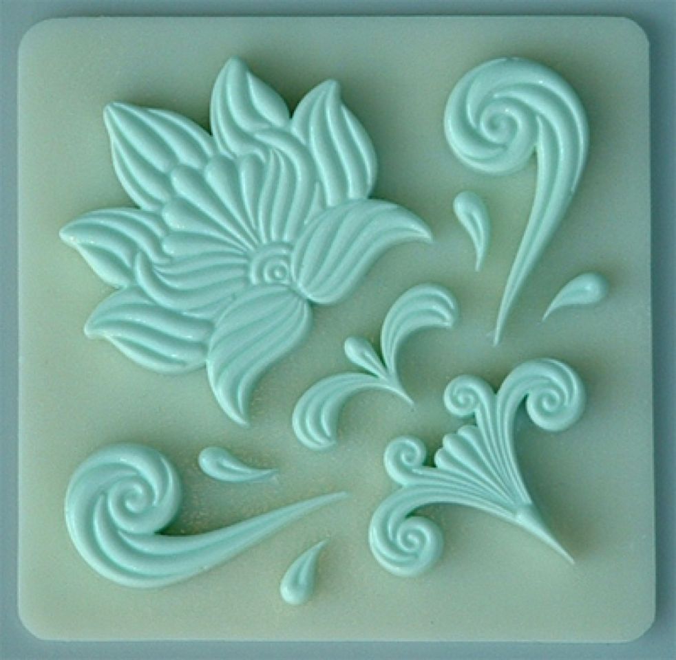 fondantform design element 3 9x9 cm