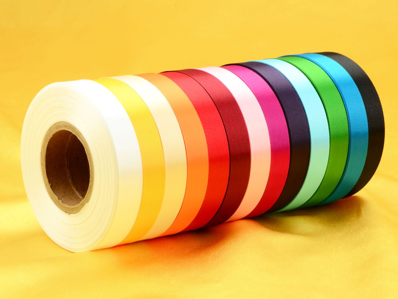 satin ribbon favourite set 13 colours