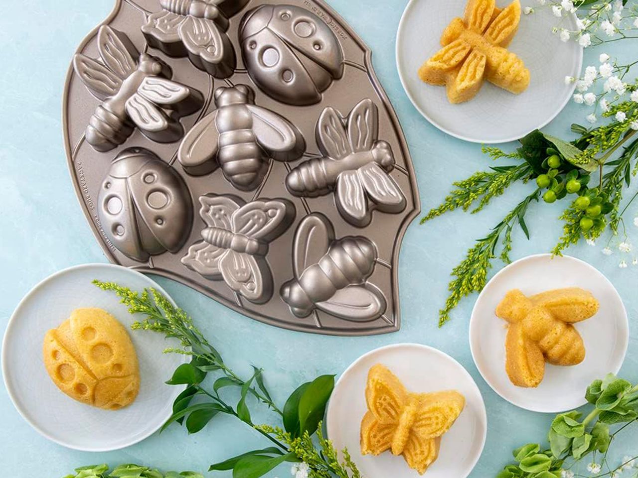 nordic ware backyard bugs pan