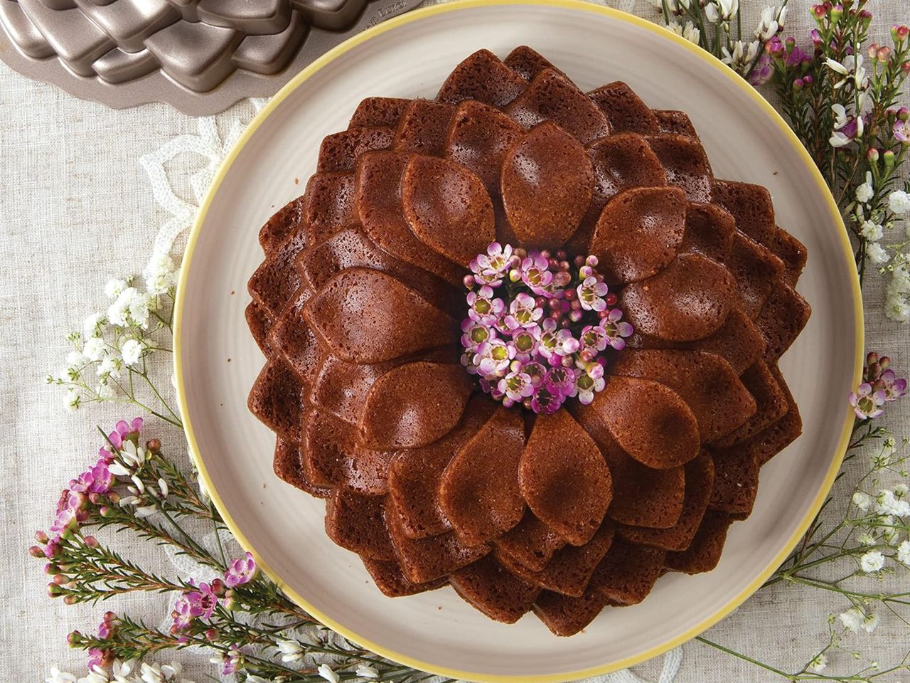 nordic ware blossom bundt pan
