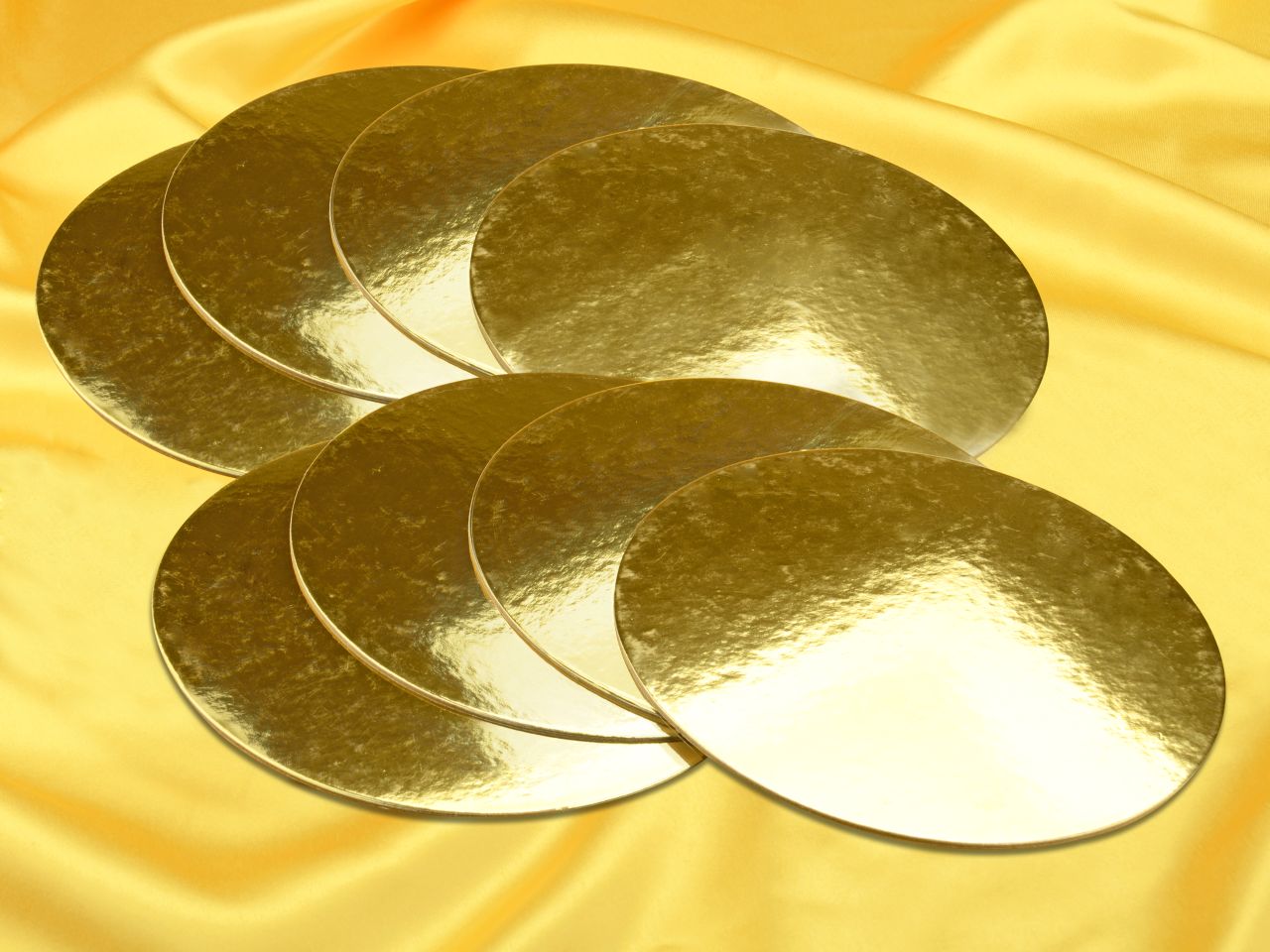 golden plate 20cm gold glaenzend 8 stueck