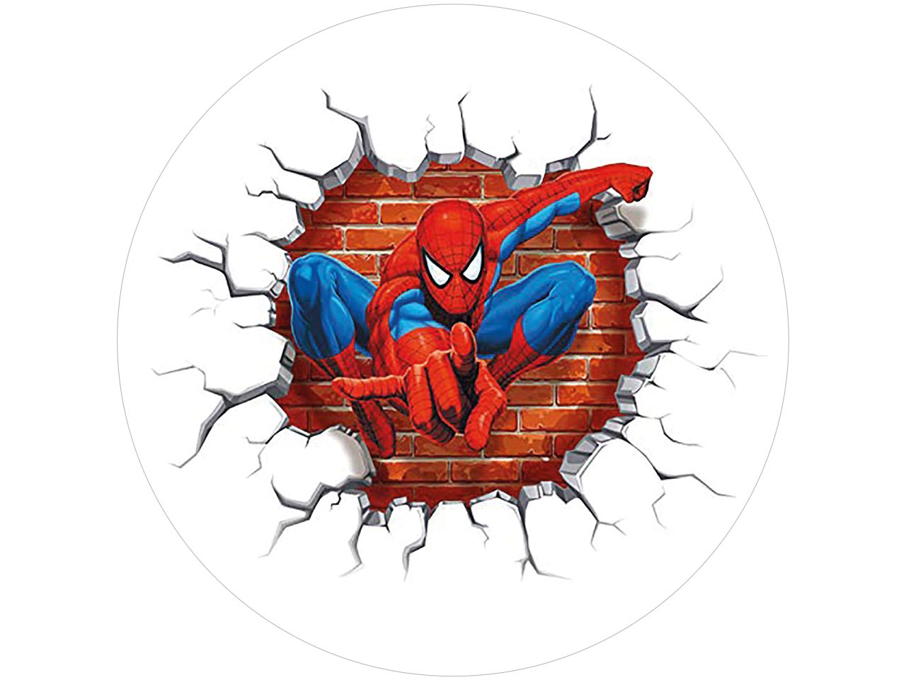 fondant paper spiderman round 20cm