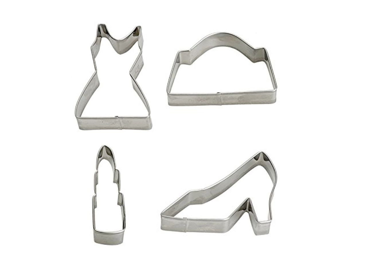 plaetzchen ausstecher set fashion 4 teilig