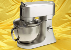 Stand mixers for doughs, mixtures and creams