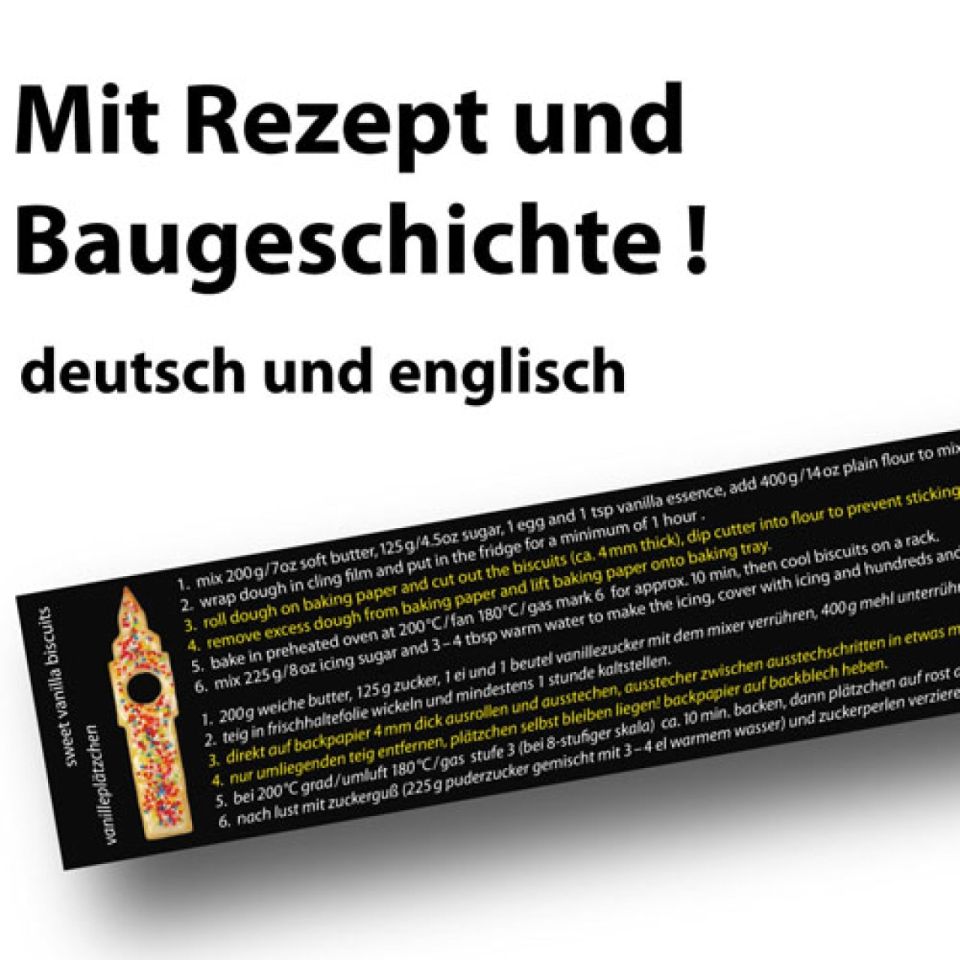 plaetzchen ausstechform london big ben rot