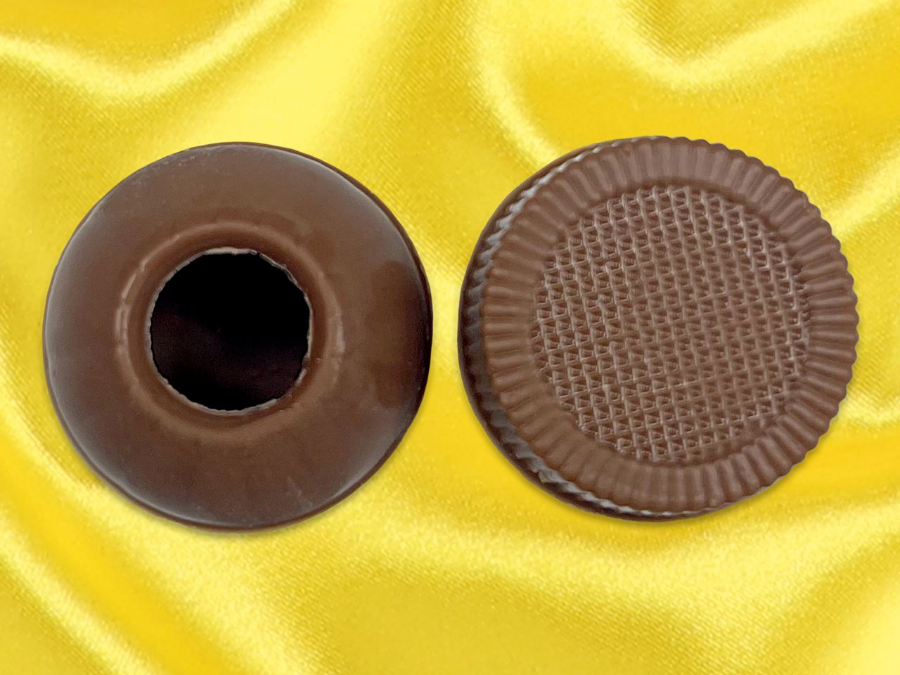 hohlkoerper mit waffeleinlage vollmilch 63 stueck