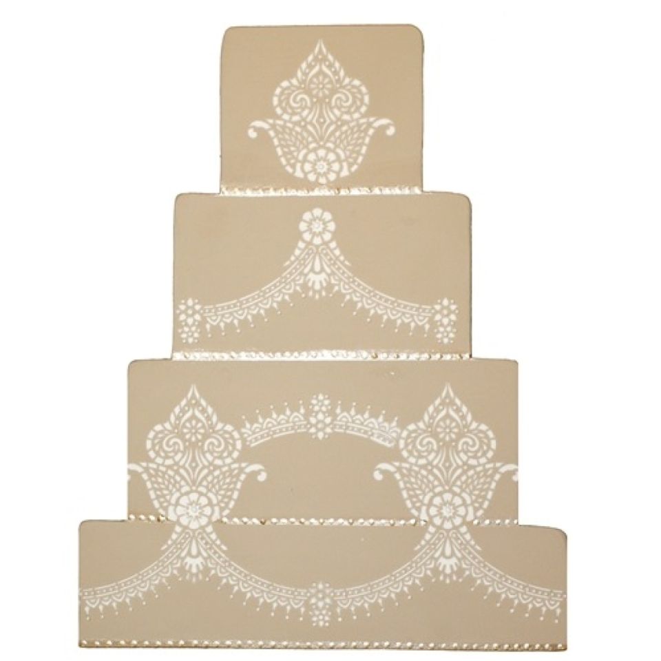schablone meenakari royal icing airbrush set 10x36 cm