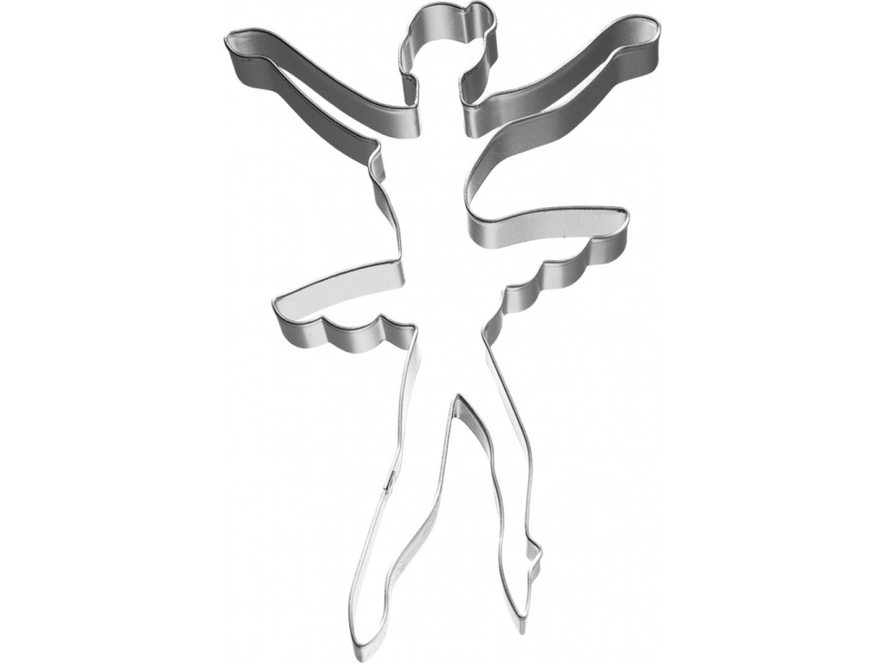 plaetzchen ausstecher ballerina 11 cm edelstahl