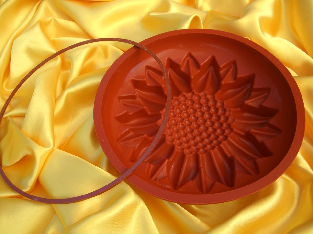 silikonform gross sonnenblume